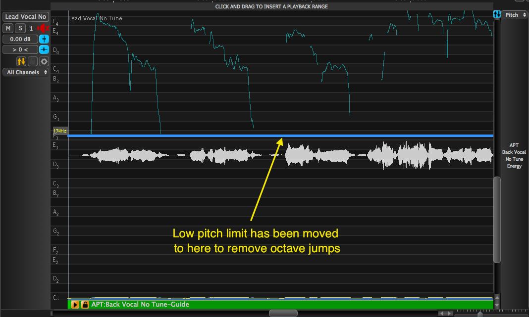 Removed Dub Pitch Jumps